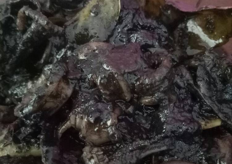 Resep Cumi bumbu hitam yang simpel