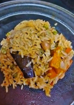 A picture of Masala rice.