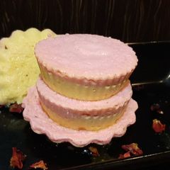 A picture of Paneer cup cake.