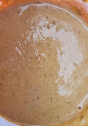 Una foto de Salsa cremosa de cacahuete