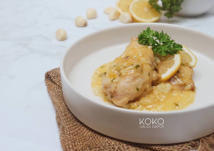 Creamy Lemon Garlic Chicken