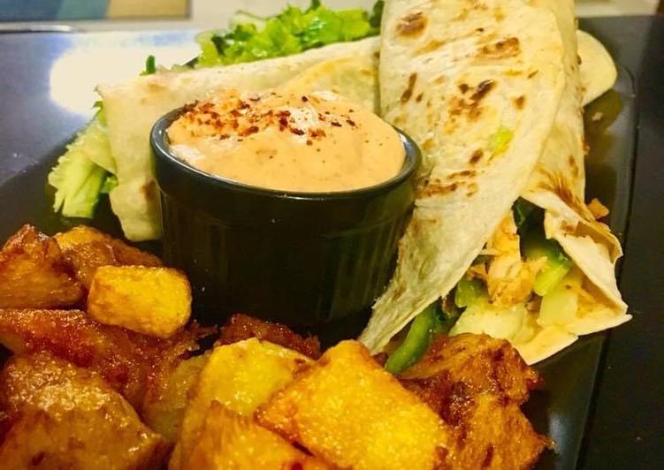 Recipe: Perfect Peri peri Chicken Wrapsππππ Recipe: Perfect Peri peri Chicken Wrapsππππ