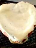 Queque de banana con crema de yema
