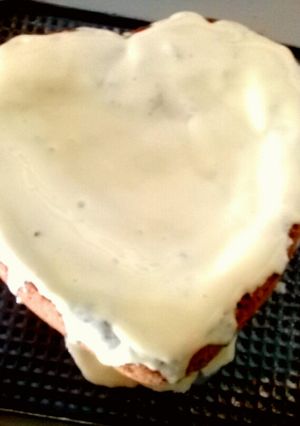 Una foto de Queque de banana con crema de yema
