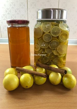 عکسی از دستور لیمو عسلی (معجون سرما خوردگی)
