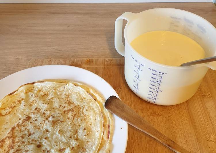 La façon simple de faire des recettes Crêpes à la maison