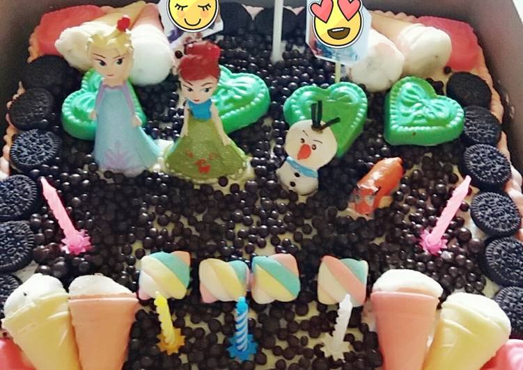 Brownis kukus cake ultah