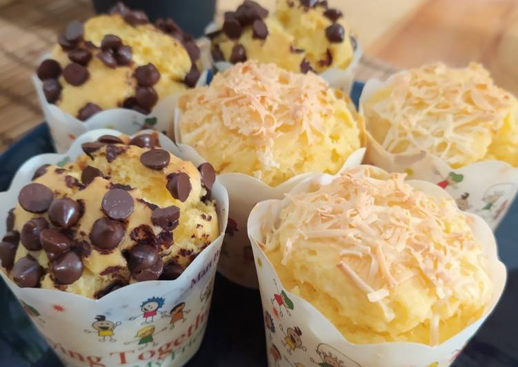 Muffin Tape Keju dan Choco Chips