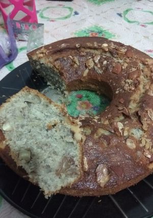 Una foto de Budín de banana fácil para merendar