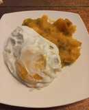 Charquicán con huevo