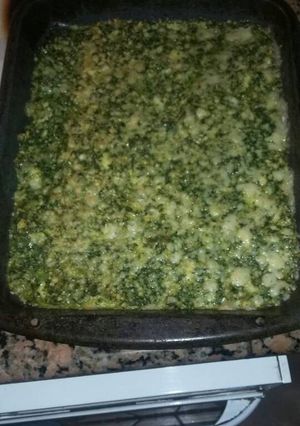 Una foto de Tortitas de espinaca con apio