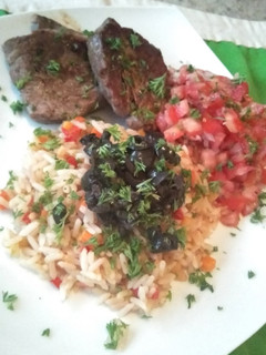 Una foto de Arroz con vegetales