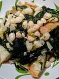 Pancotto con cicorie e fagioli