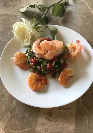 Una foto de Ensalada de nopal