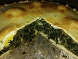 Tarta de acelga y atún