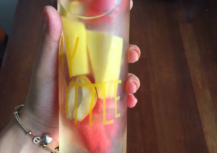 Resep Infused Water 🍉 🥭 Plum Kurma Muda, Enak