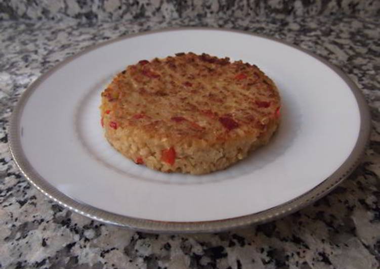 Hamburguesas veganas de soja texturizada