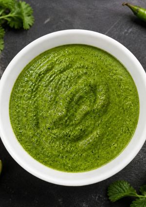 A picture of Mint & Coriander Chutney.