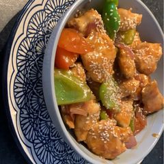 A picture of Chilli chicken.