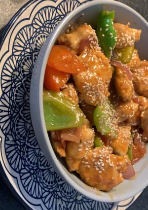 A picture of Chilli chicken.