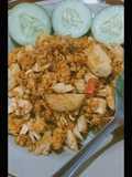 Nasi Goreng Oatmeal (oatmeal asin)