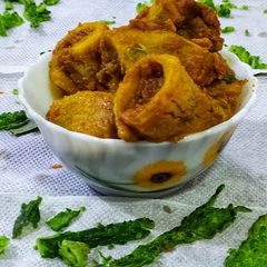 A picture of Stuffed Bittergourd Bharwa karela.