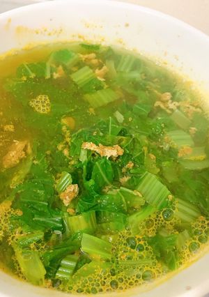 Hình của món Canh cua rau cải siêu ngon.