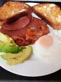 My Bacon Grill & Avocado Breakfast.😍