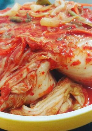 Hình của món Kim Chi truyền thống.