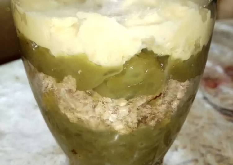 Matcha vla durian non susu non telur