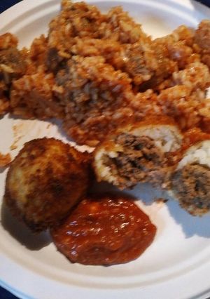 A picture of Fried Rice Balls.
