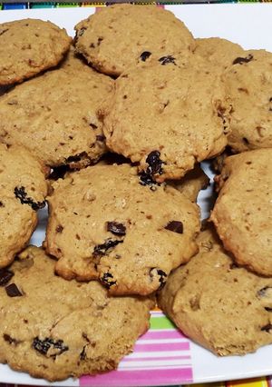Una foto de Galletitas con mascabado y chocolate