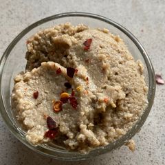 Mushroom hummus A picture of Mushroom hummus.