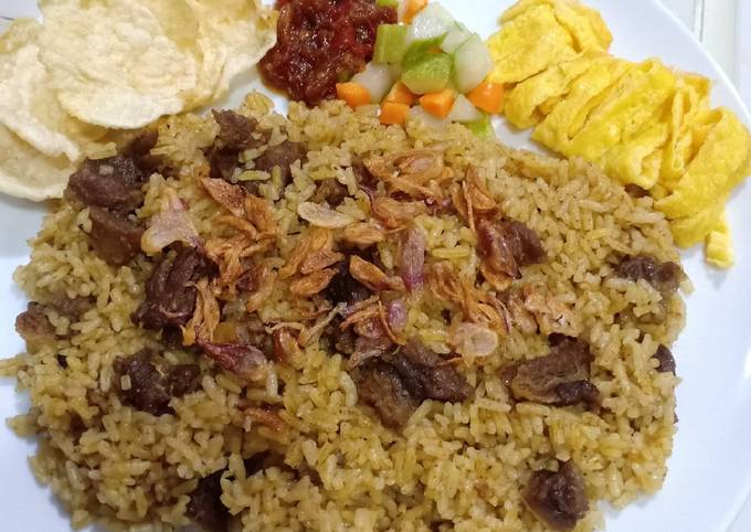 Langkah Mudah untuk Membuat Nasi kebuli daging sapi yang Lezat