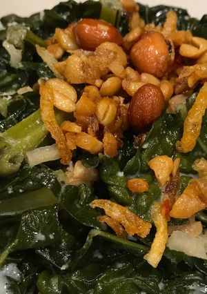 Foto resep Sayur Daun Kale (pengganti daun singkong)