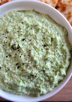 A picture of Edamame & Cream Cheese Dip.