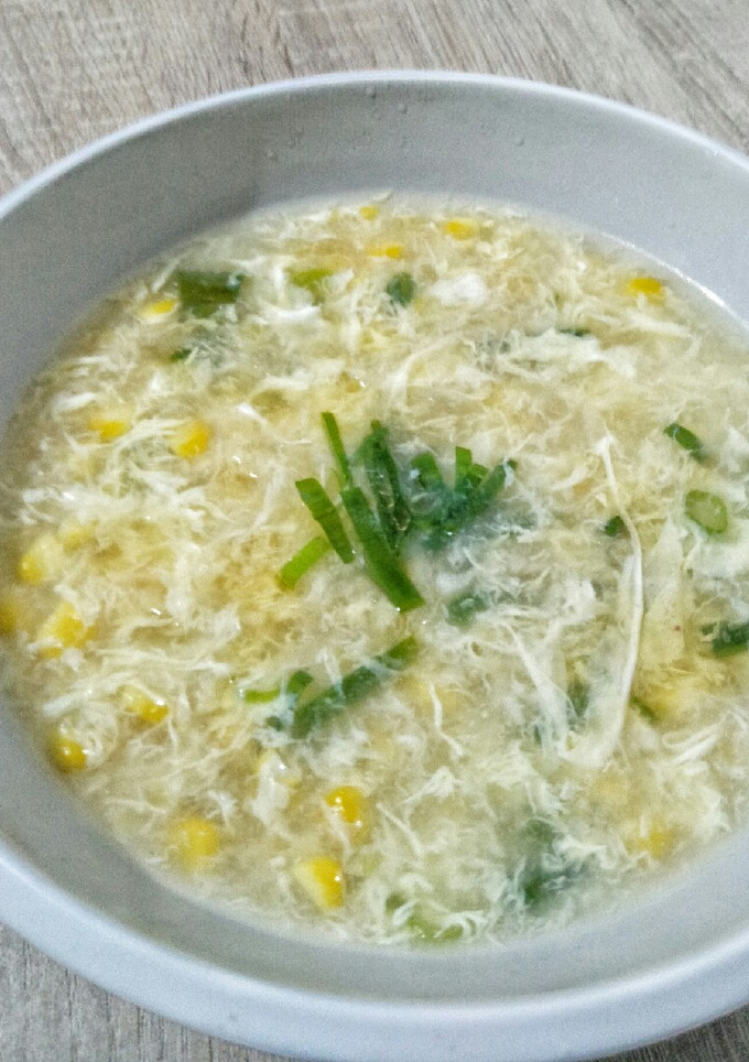Foto resep Sup jagung serabut telur