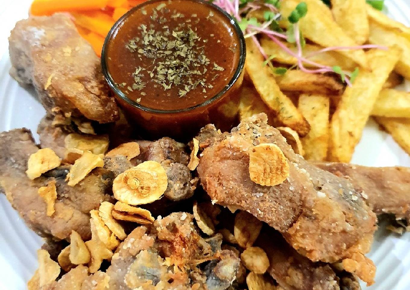 Pork Ribs - Bakut Goreng Saus BBQ