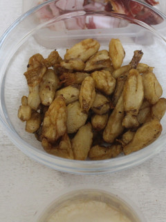 Una foto de Tupinambas fritas con fritoleo