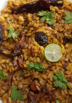 A picture of Maash ki daal.