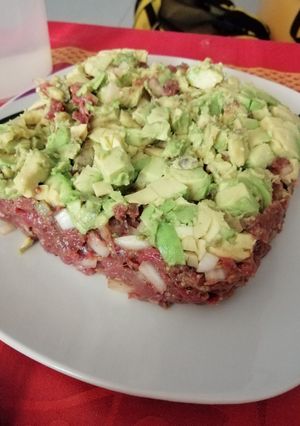 Una foto de Steaktartar