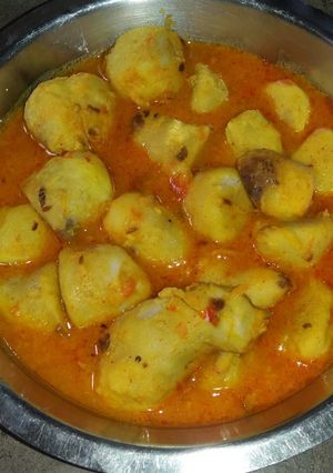 A picture of Arbi dum masala.