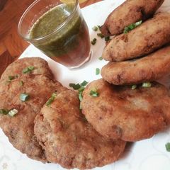 A picture of Cheese kabab.