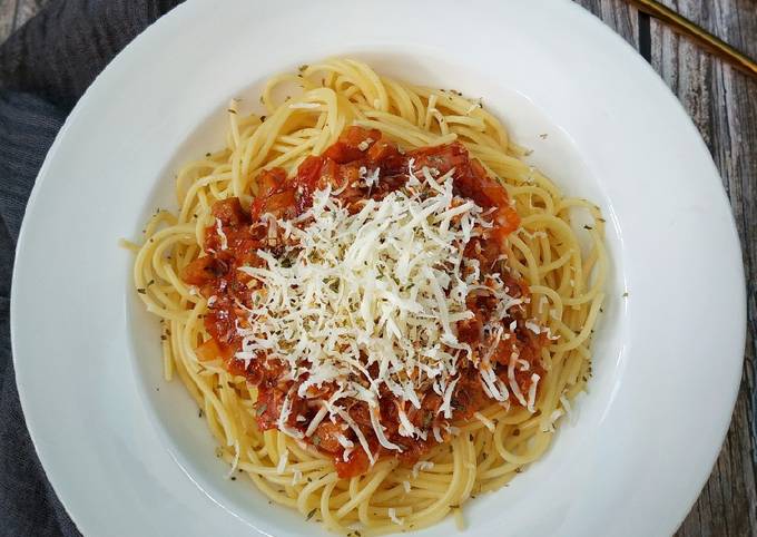 Ternyata ini loh! Resep membuat Spaghetti Saus Bolognaise yang enak
