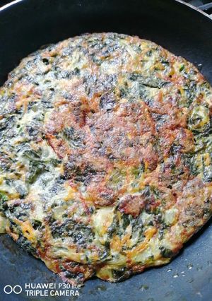 Una foto de Tortilla de acelga