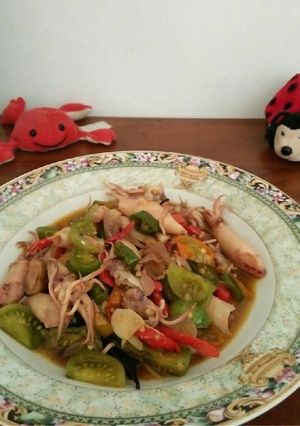 Foto resep Tumis Cumi Asin