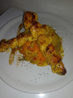 Una foto de Pichos de pollo al Moruno Amarillo.(andaluz)