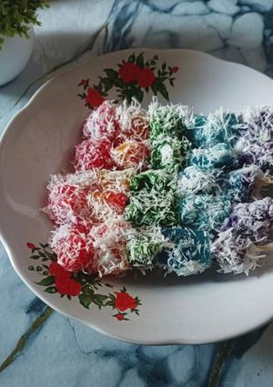 Foto resep Cenil Singkong🍡❤💛💚💙💜