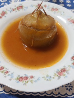 Una foto de 🍽️ Cebollas rellenas, cebolles rellenes 🤤