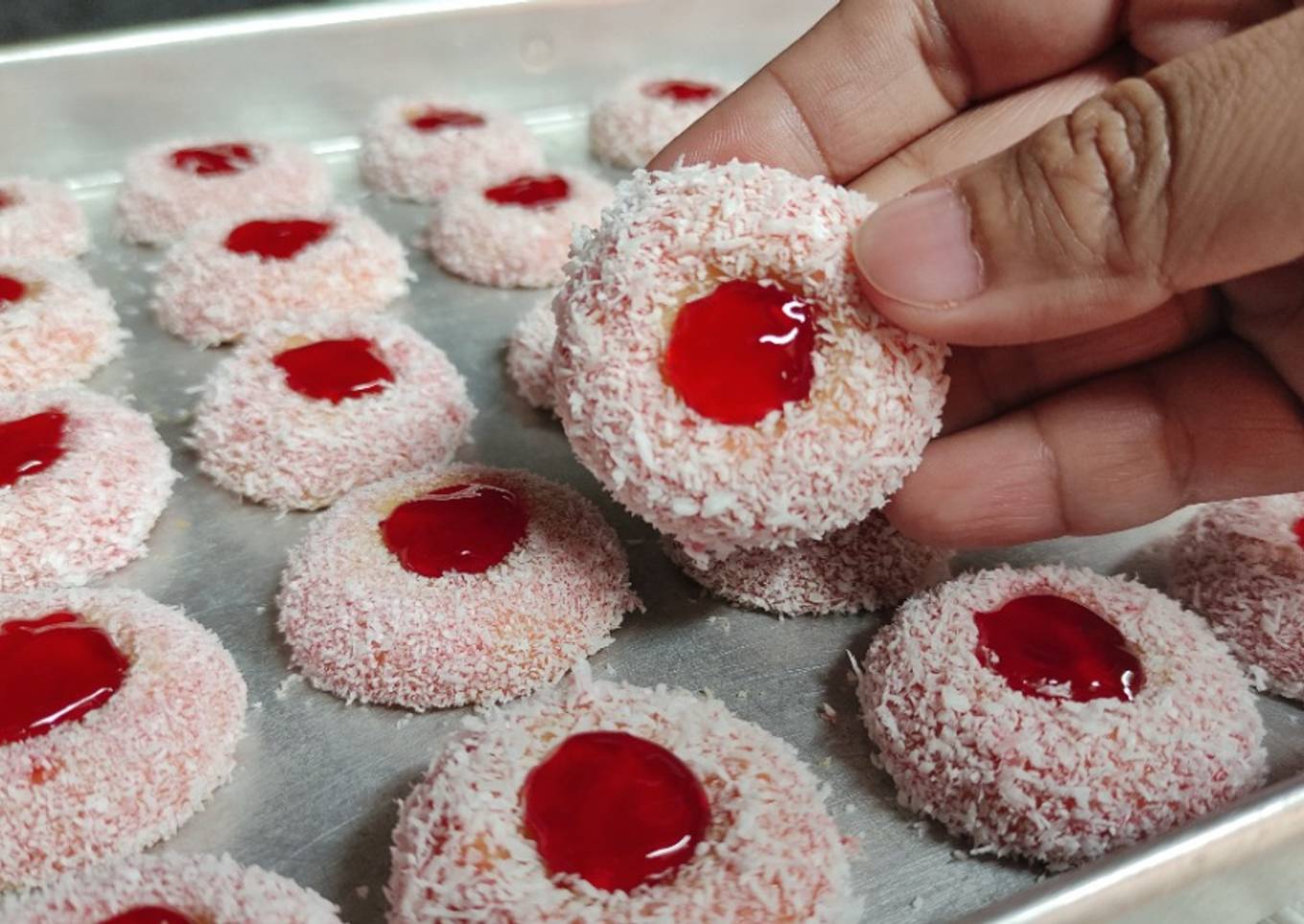 Kue kering kelapa / biskuit selai kelapa